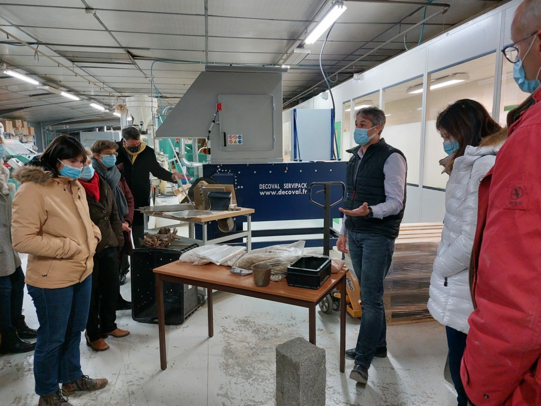 Visite de FRD Lab, le laboratoire des fibres végétales