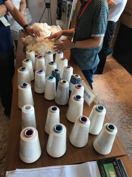 Produits textiles avec le chanvre